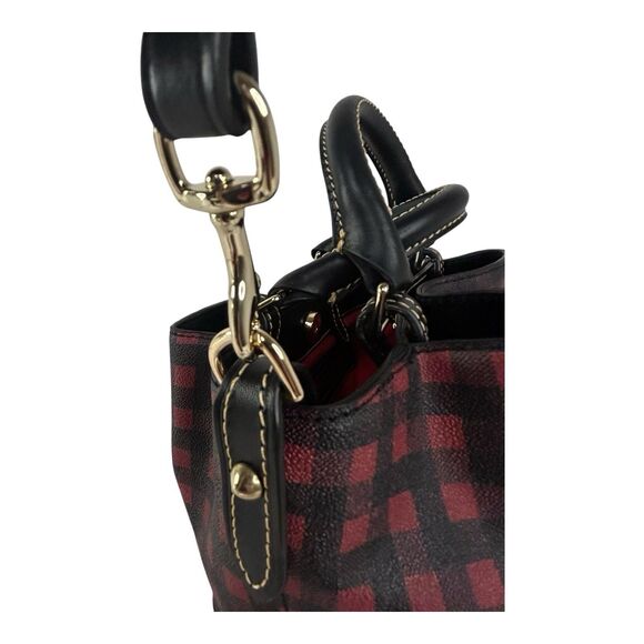 Dooney & Bourke Red/Black Checkered Bag - Picture 10 of 16